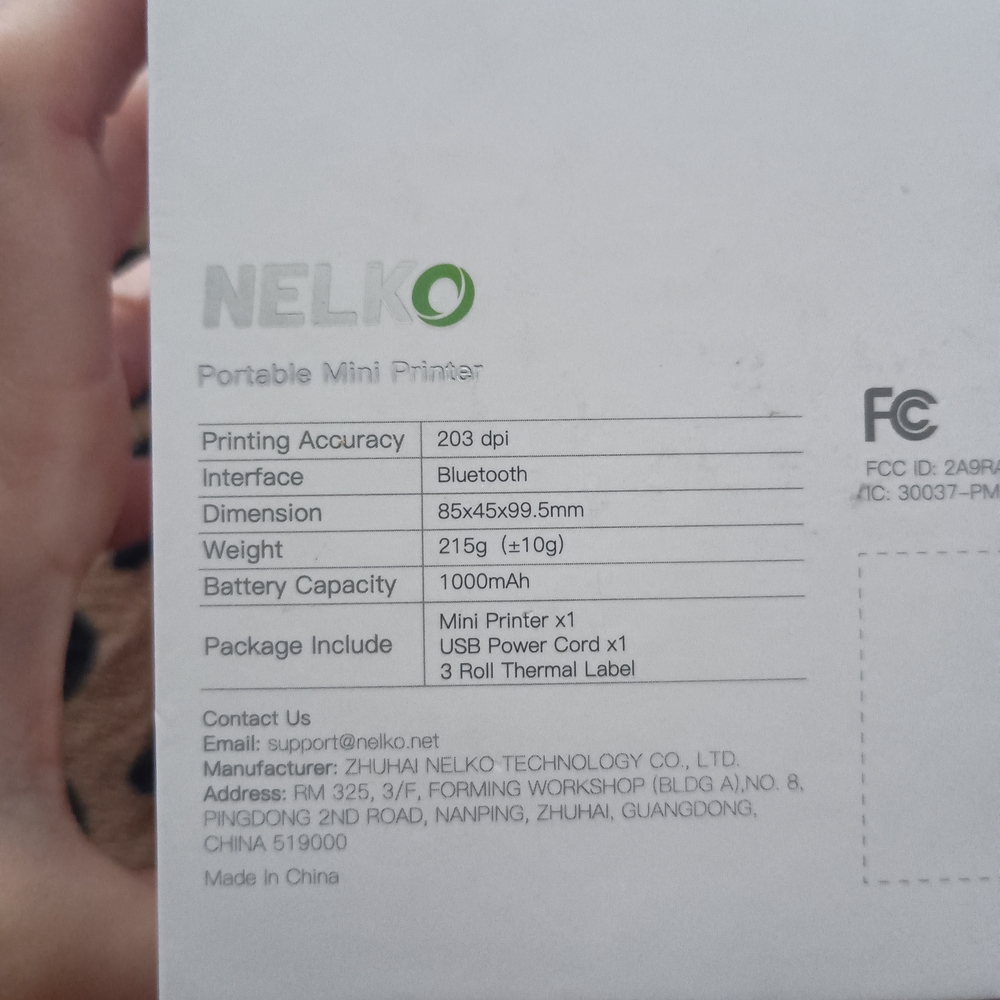 Nelko PM230 Portable Bluetooth Sticker Printer - Picture 8 of 9